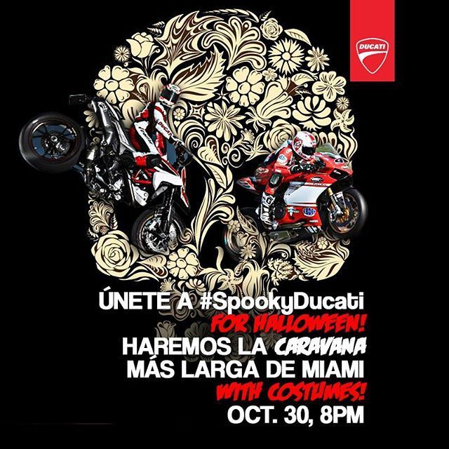 Ducati Miami Halloween Caravna Ride Oct 30, 2015
