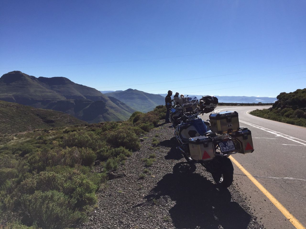 More twisties and switchbacks than you could ever imagine...elevation of 2,200 metres...beautiful scenery!