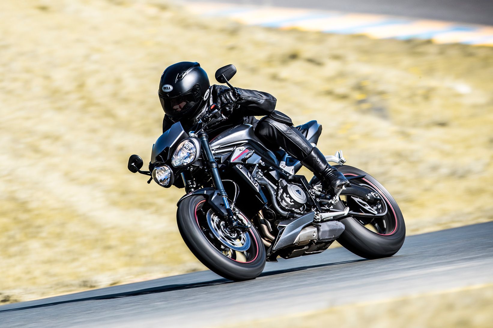 The new Street Triple in action