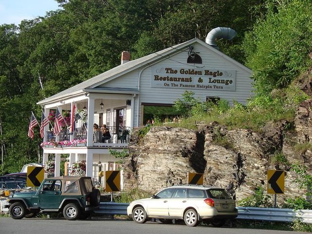 Golden Eagle Restaurant on the Mohawk Trail Hairpin, East of North Adams