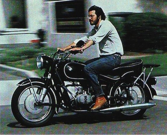 steve jobs motorcycle BMW 1966