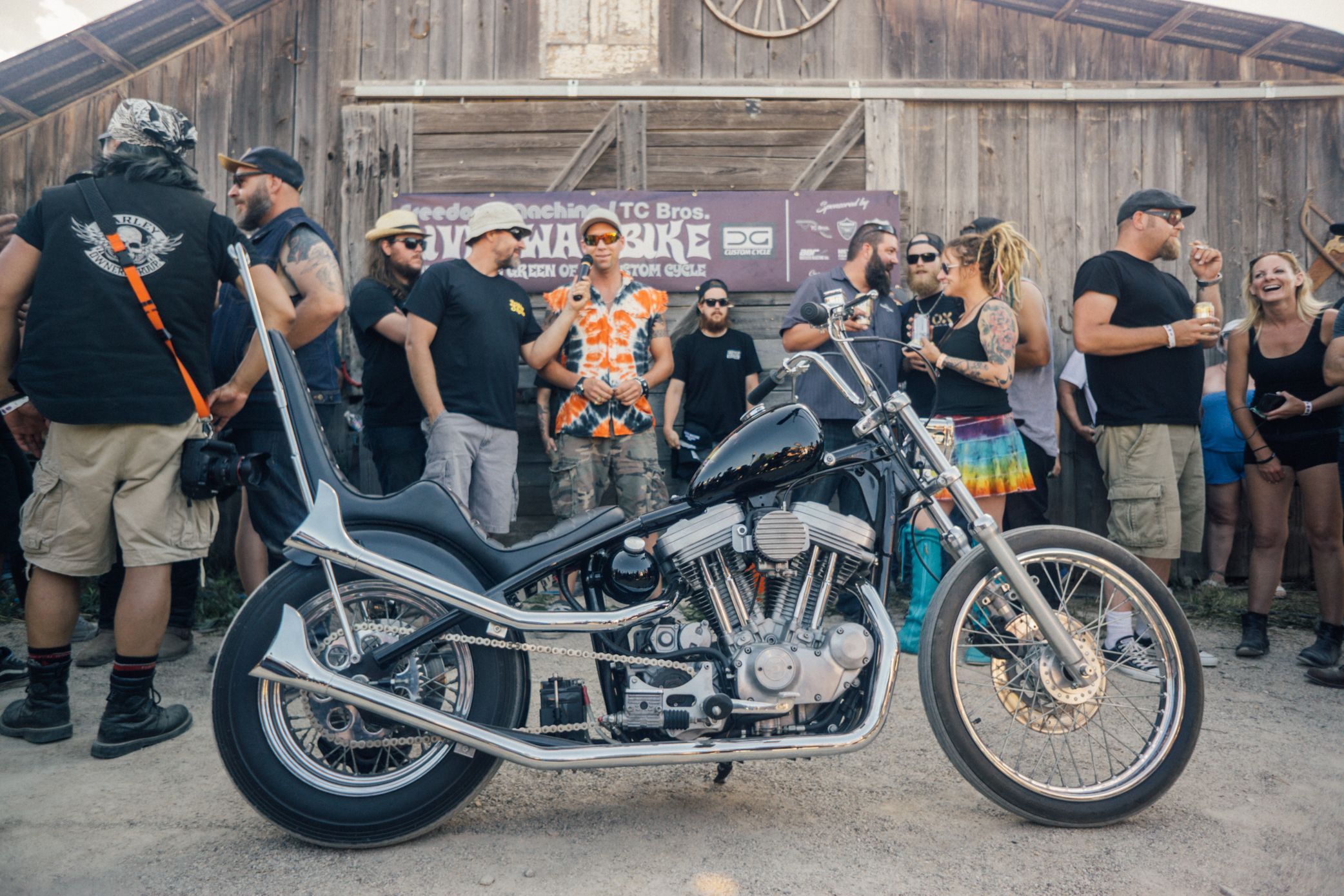 Tour de cou moto Holy Freedom Revenge, moto custom, vintage