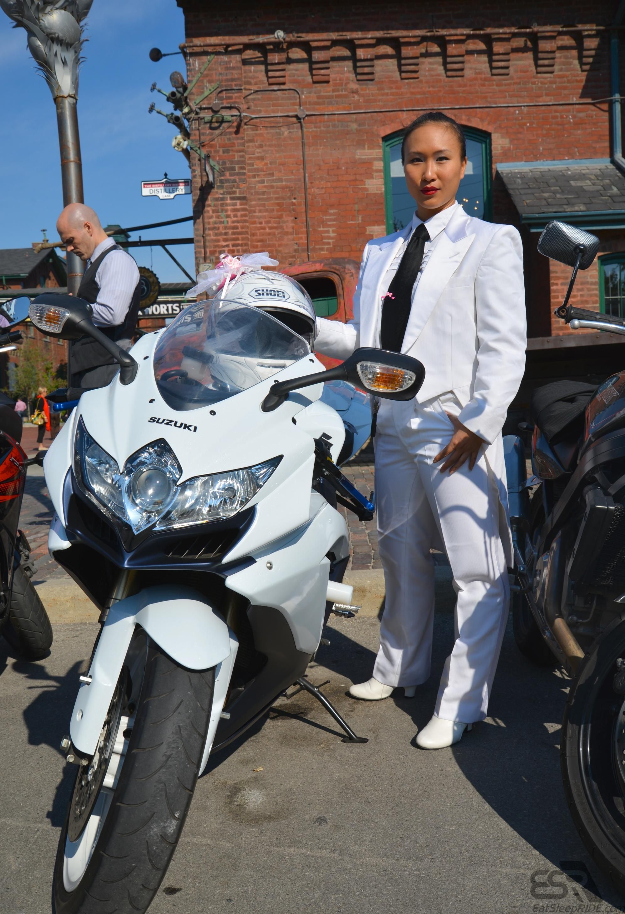 Angel and her GSXR 600 - DGR Toronto