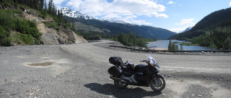 Salmon Glacier Road, just past Indian Lake