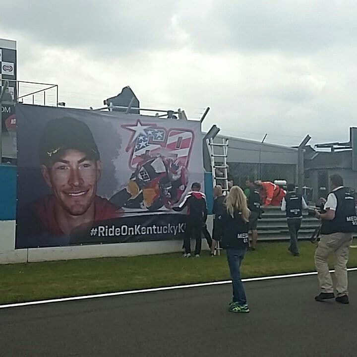 On the grid for Nicky's memorial silence.