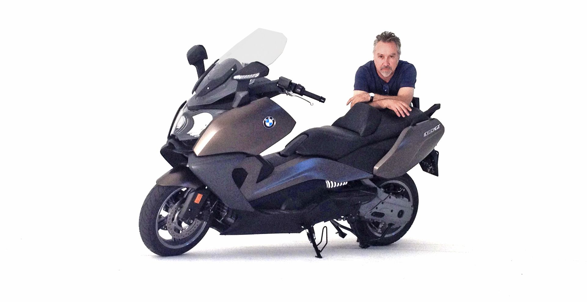 BMW C 650 GT Maxi Scooter with Author