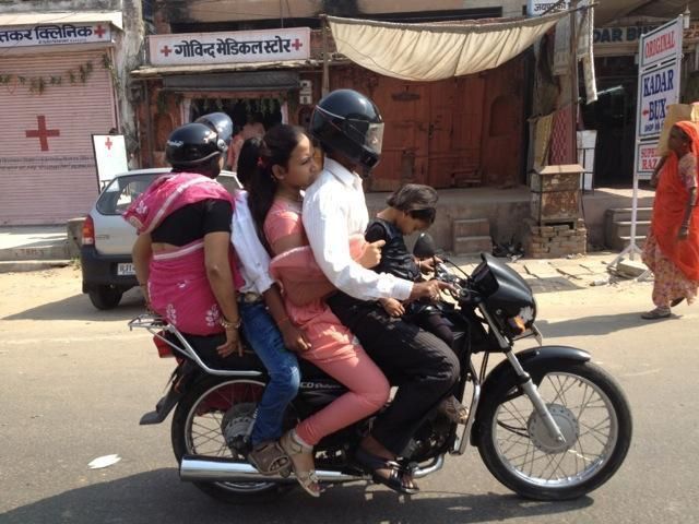 You don't need a family sedan when you have a motorcycle.
