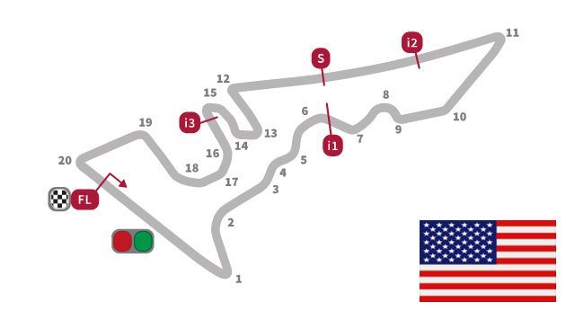 A turn by turn map of COTA
