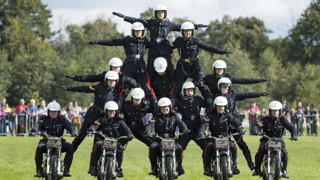 The White Helmets performed for the final time at the Preston Military Show 2017