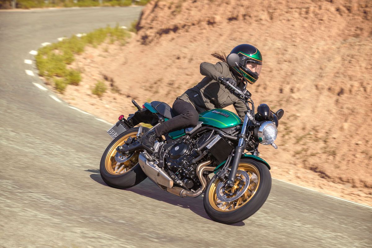 Kawasaki has unveiled the 2022 Z650RS. Kawasaki photo