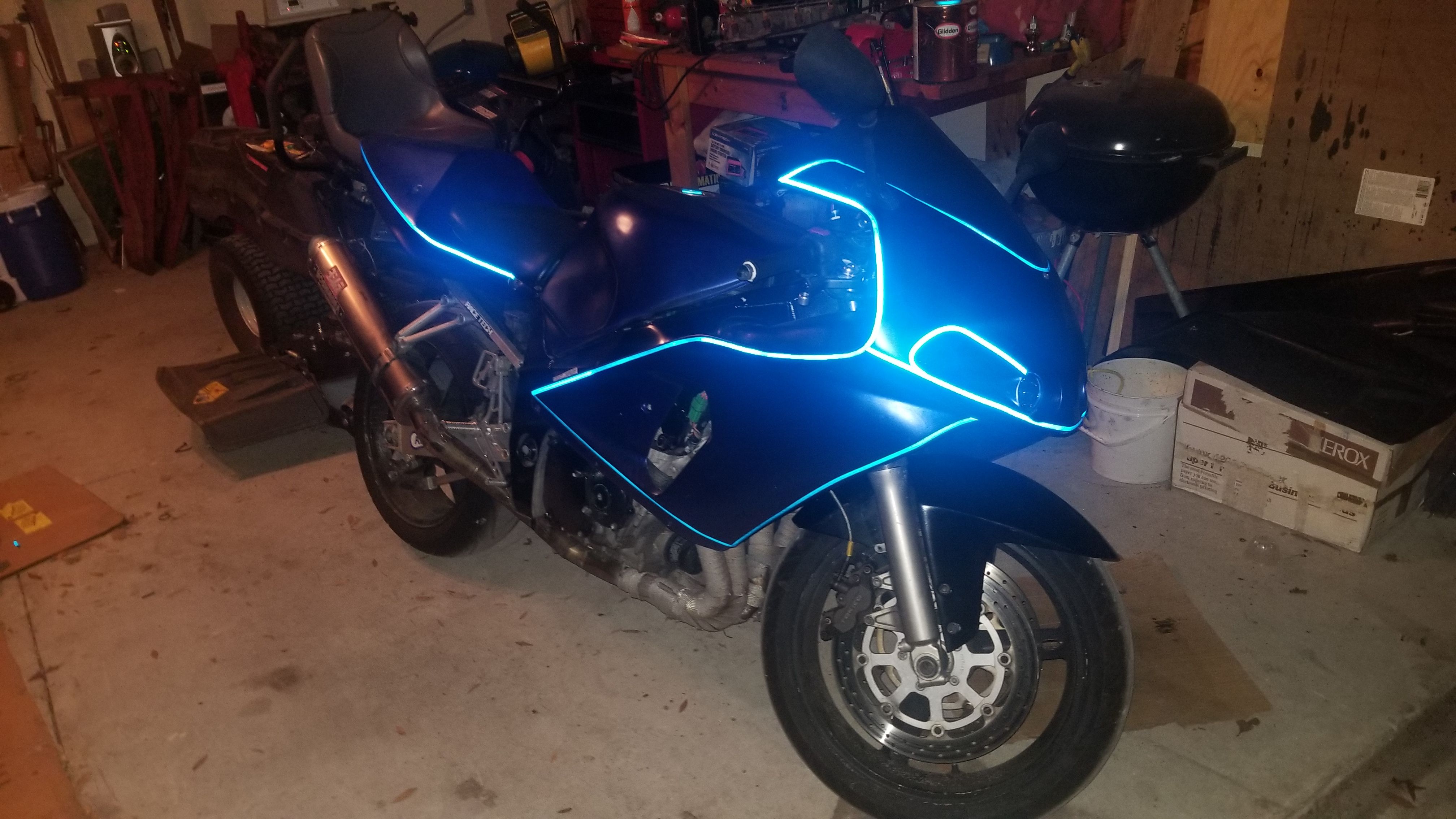 Right after I put reflective tape on it.