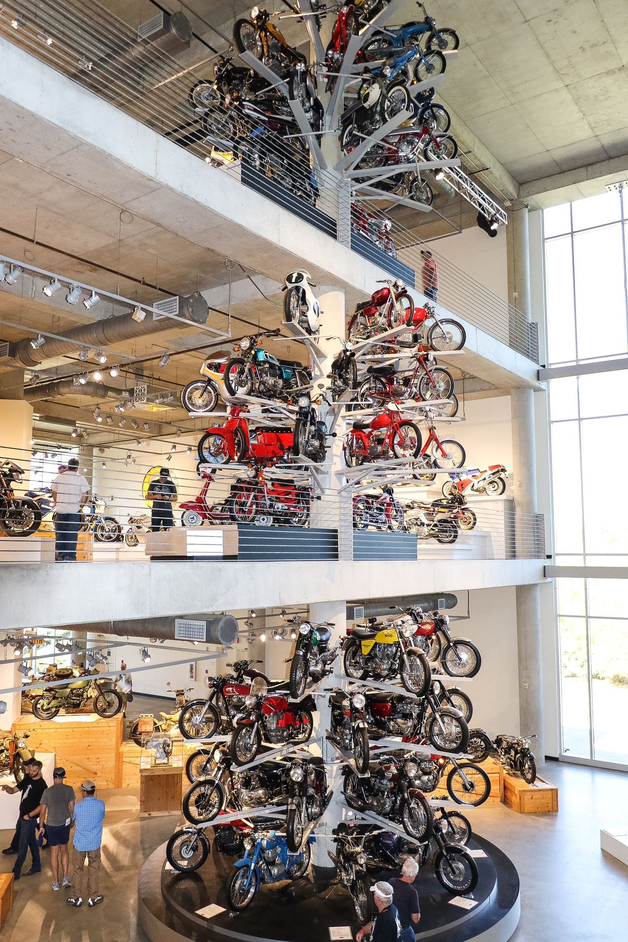 A tree of motorcycles!