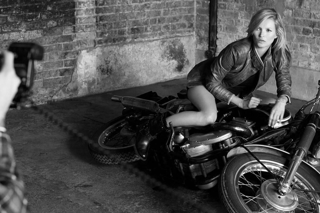 Matchless now a luxury motorcycle clothing line featuring Kate Moss