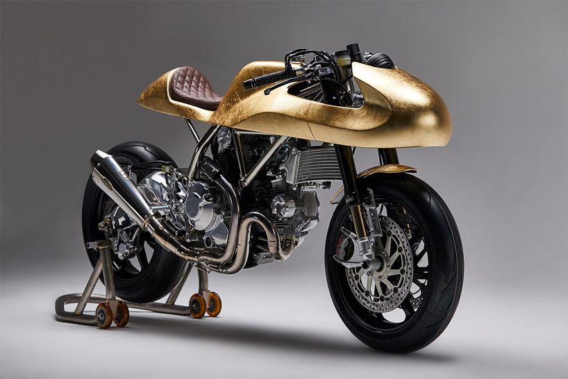 Gold Leaf Custom Scrambler Ducati Aellambler