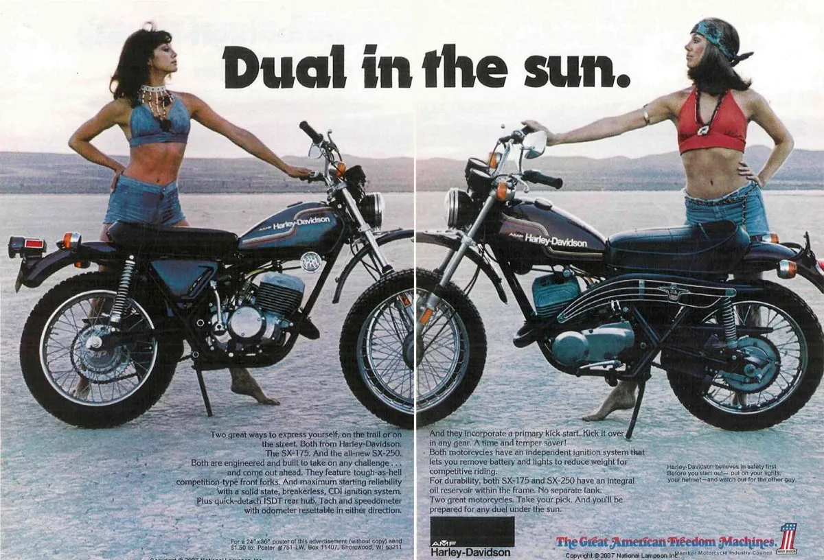 Harley Davidson SX175 and SX250