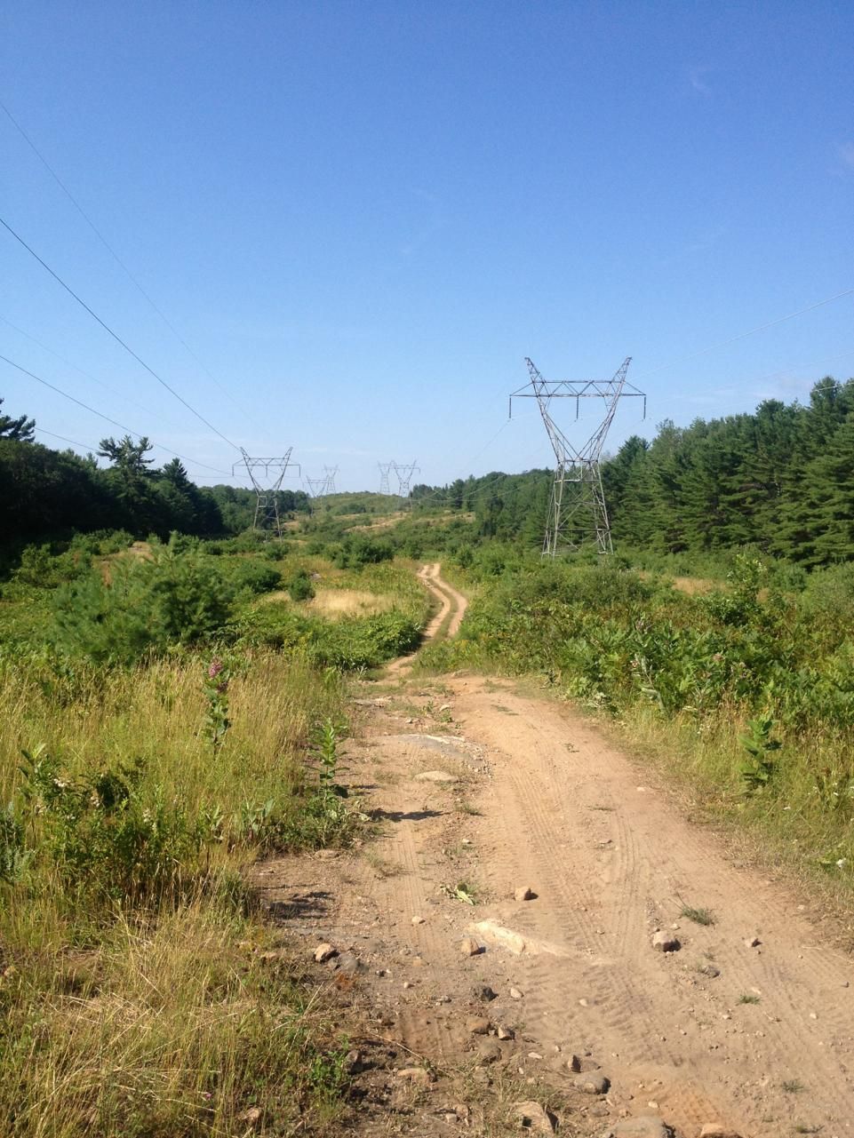 Power line trail