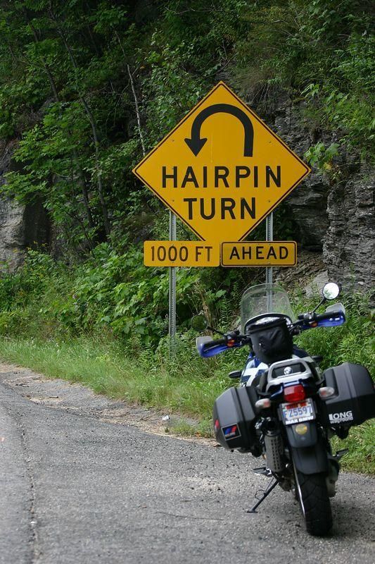 Hairpin Sign - North Adams, MA