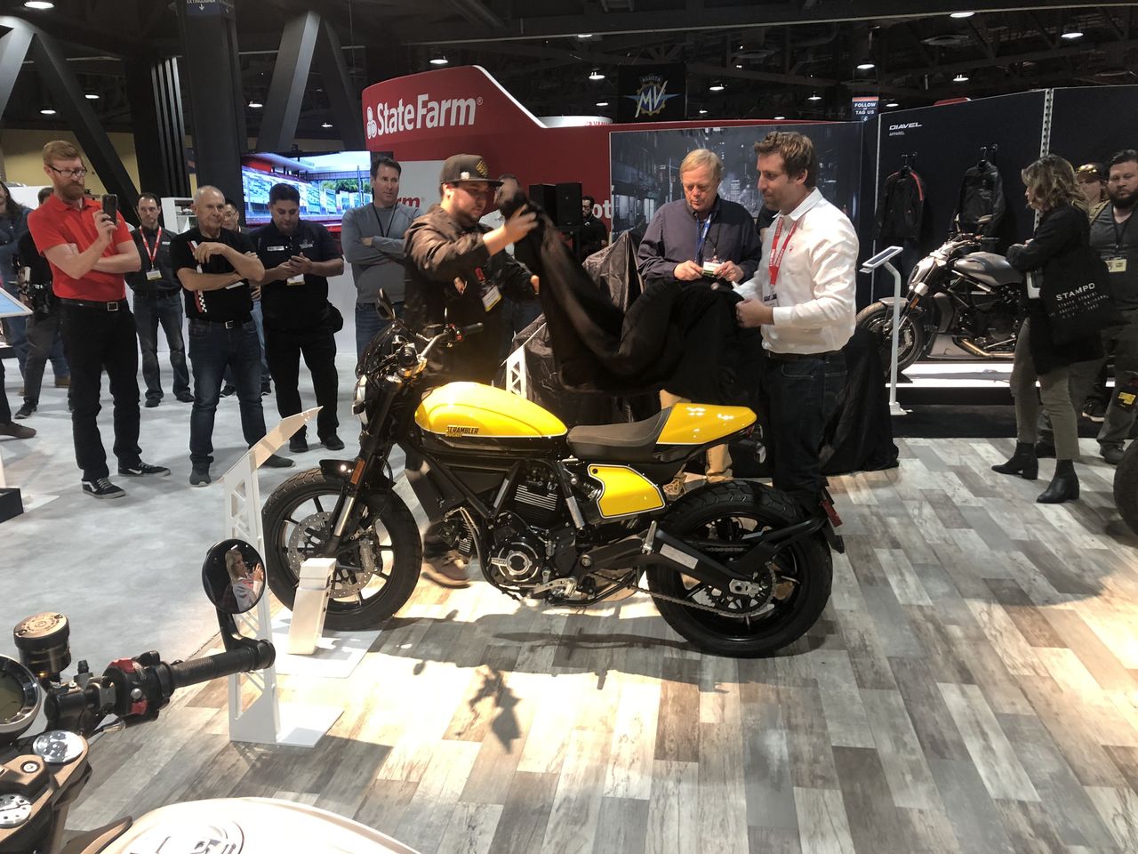 Ducati also debuted its updated Scrambler models at IMS Long Beach