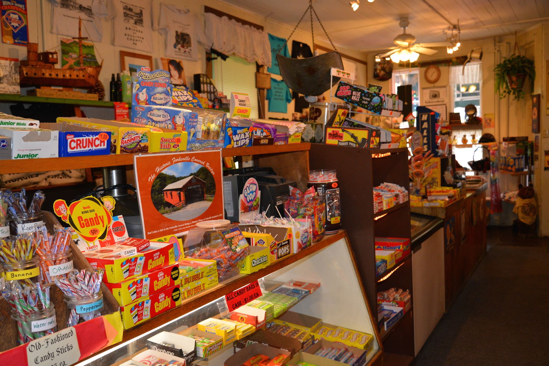 The Candy Selection at Forksville, PA - Yum