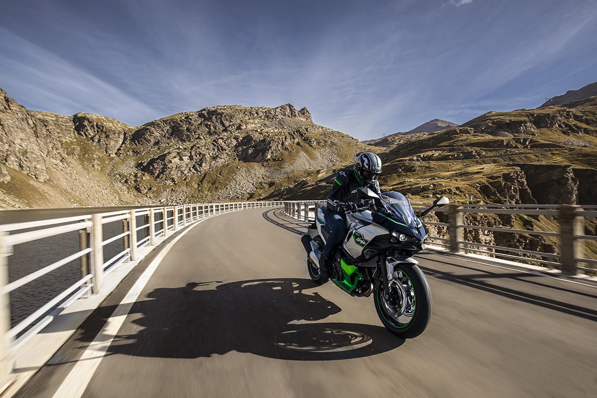 E-boost would be handy on the highway. Kawasaki photo