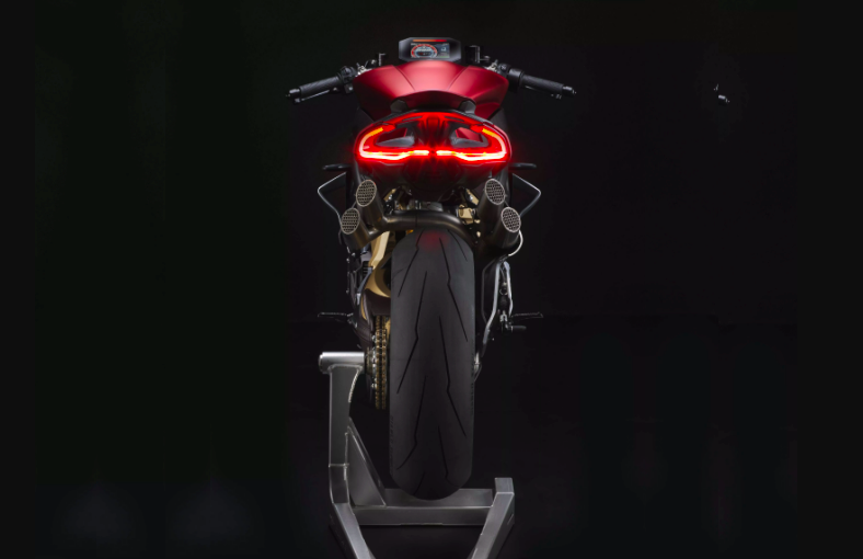 The rear-end of the new Brutale 