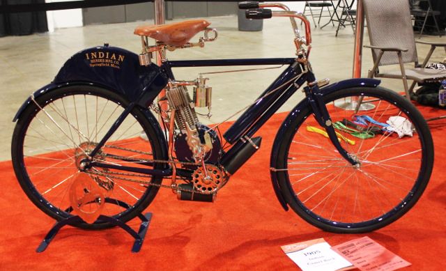 Vintage Indian Motorcycle at the Internal Motorcycle Supershow