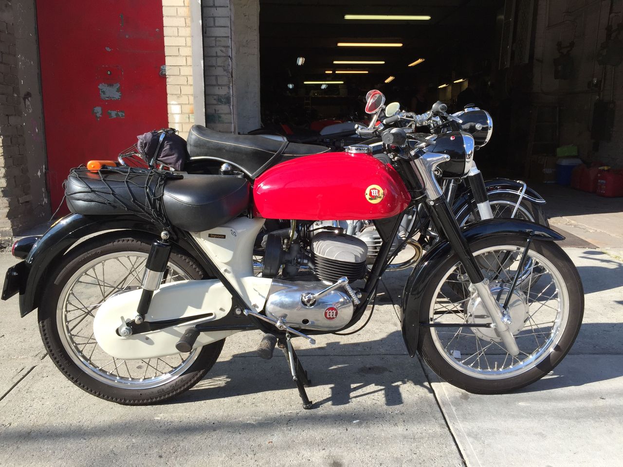 Vintage Montesa motorcycle at Moto Borgotaro