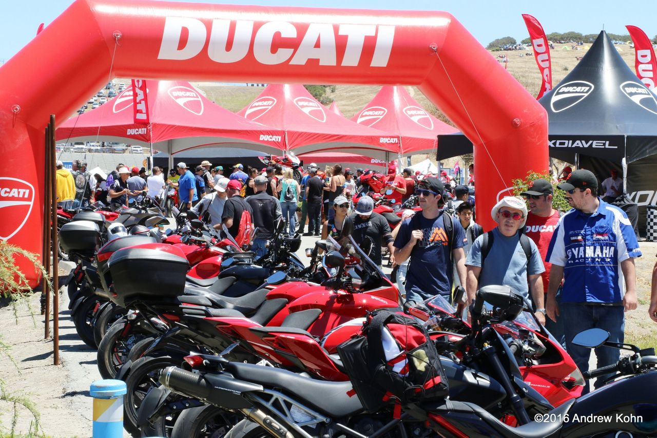 The ever popular Ducati Island