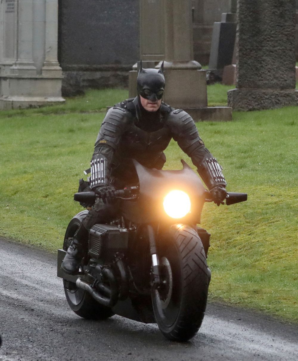 Close up of the Batcycle from The Batman in the movie 2021. Source Variety