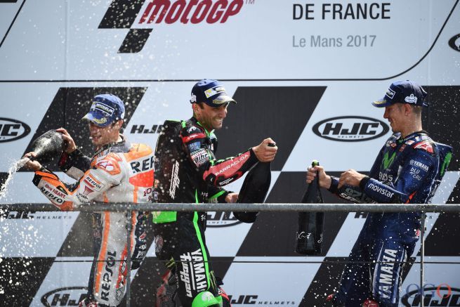 Another win for Viñales, another podium for Pedrosa and Zarco's first podium (with many more surely to come)