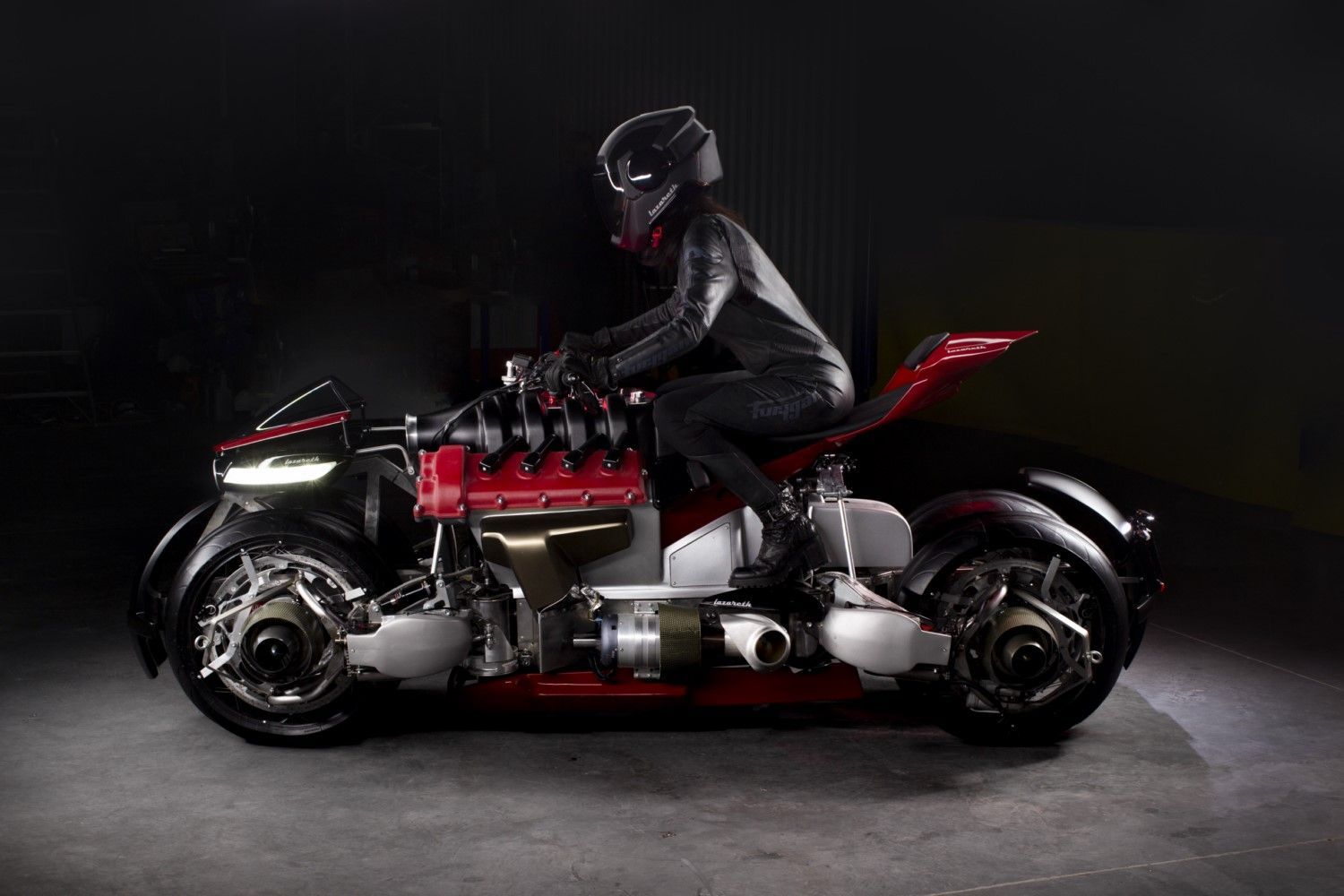 The Lazareth uses a number of parts off the Ducati Panigale