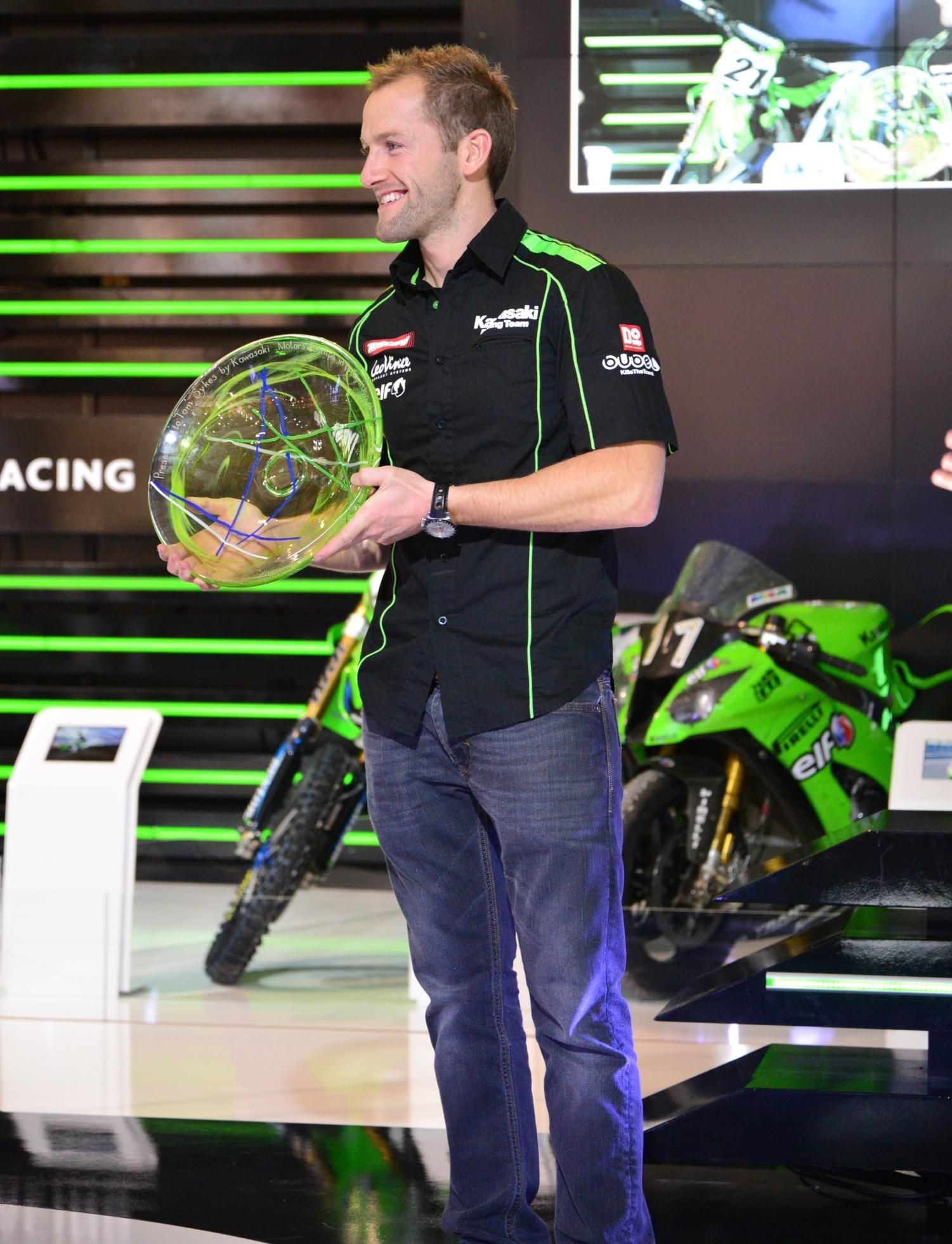Tom Sykes - 2012-13 SBK Champion on a Kawasaki ZX10R