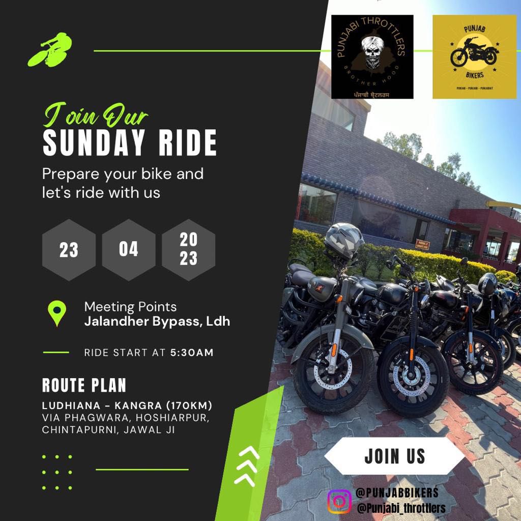 Sunday Ride by Punjabi Throttlers