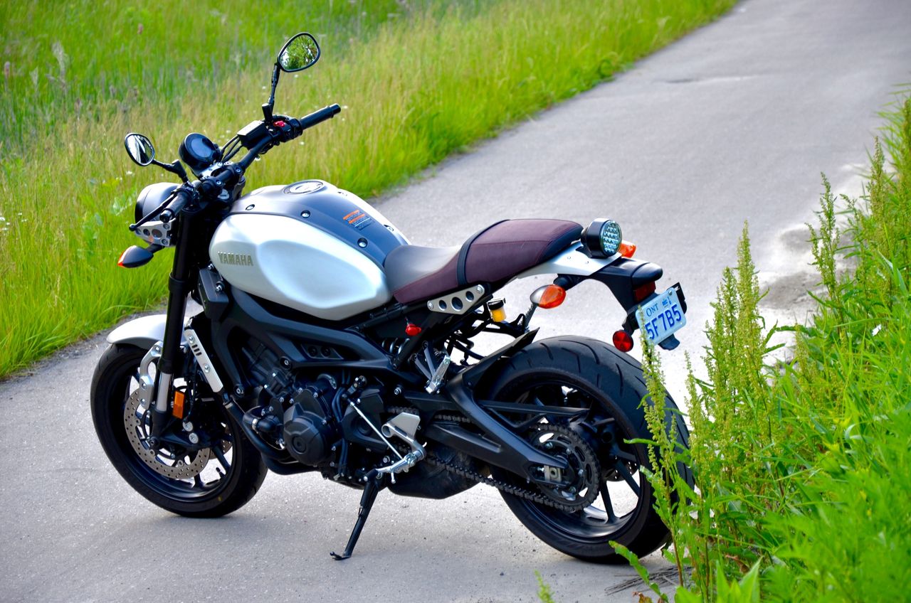 2016 XSR900: You could take it into the woods or on the highway, but like the FZ-09 it is a truly naked bike.