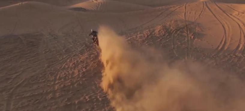 Desert Rider Julien Welsch ariel view