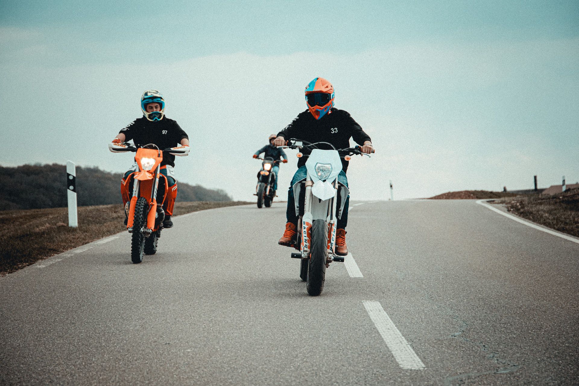 The road to the future features motorcycles. Photo by Marcel Strauß on Unsplash