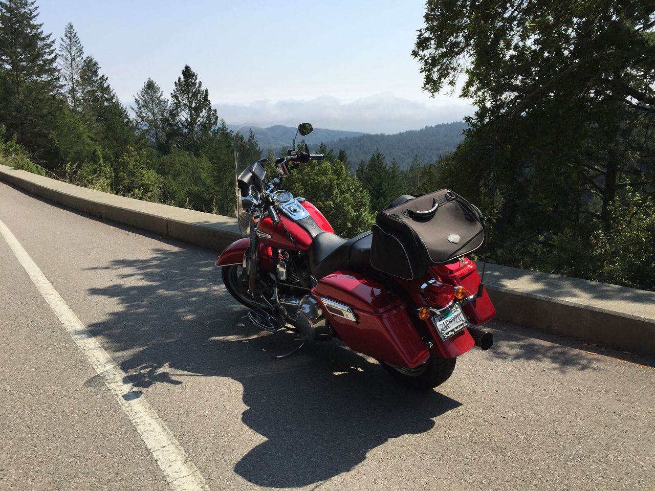Scarlet on the Panoramic Highway