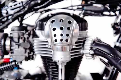 Garage Project Motorcycle's Street Tracker - engine closeup 2
