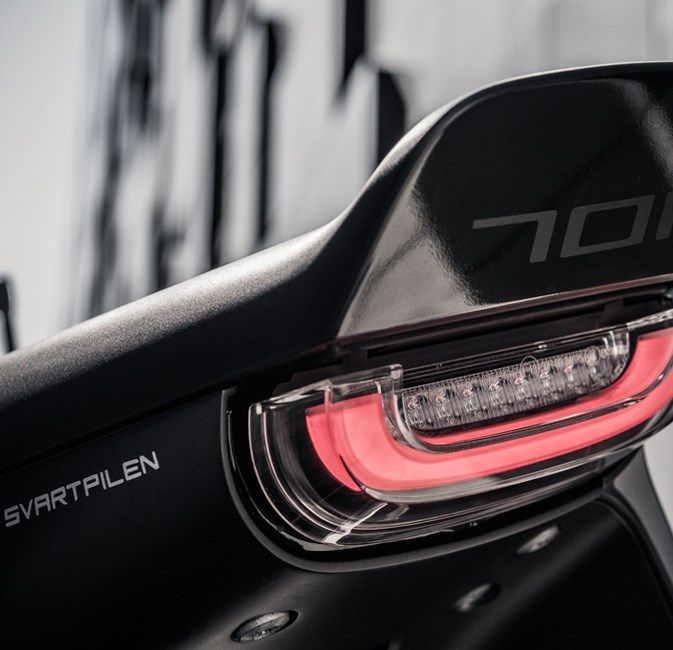 The taillight on the Svartpilen 701 looks absolutely awesome