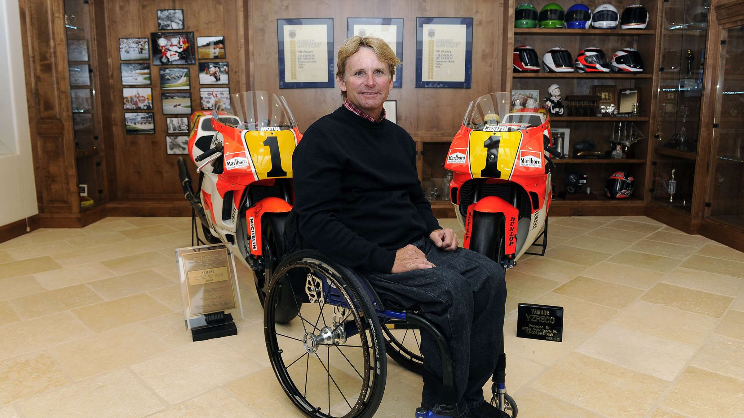 Rainey has never been far from motorcycles. Goodwood Festival of Speed photo