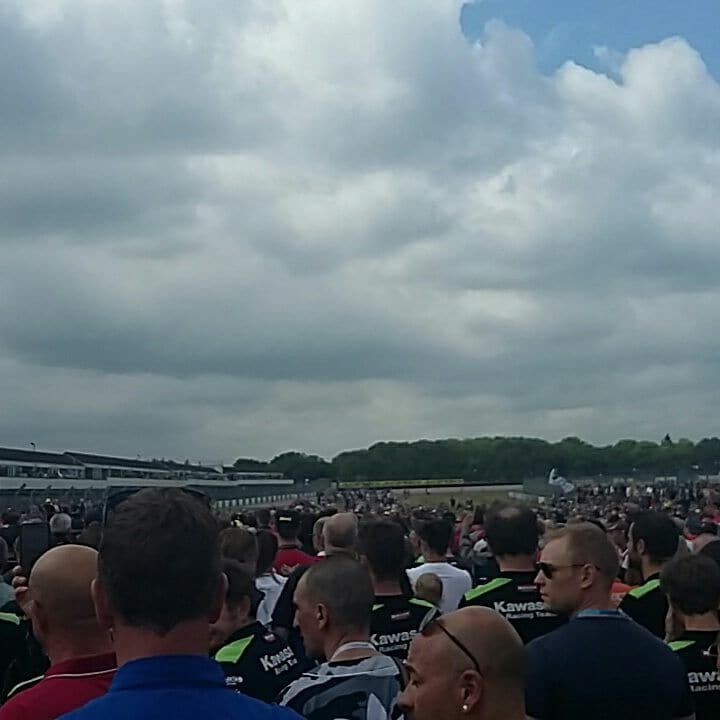 On the grid for Nicky's memorial silence.
