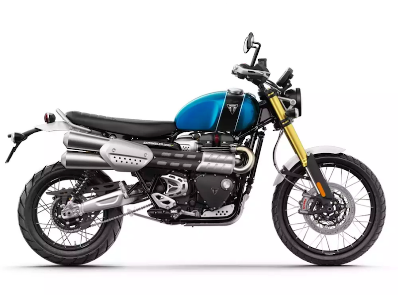 Triumph's Scrambler 1200 not only looks the part (and then some) but is also said to be highly capable in the mud, sand, gravel, and dirt