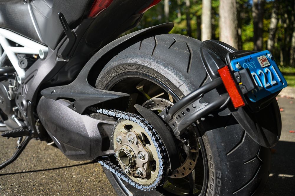 2015 Diavel has one of the fattest rear tires you'll ever see