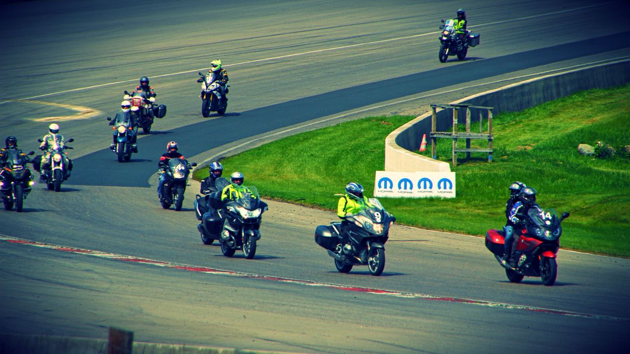 BMW riders can do a lap around the track. Racing is not permitted 😞 Photo credit: Andres Felipe