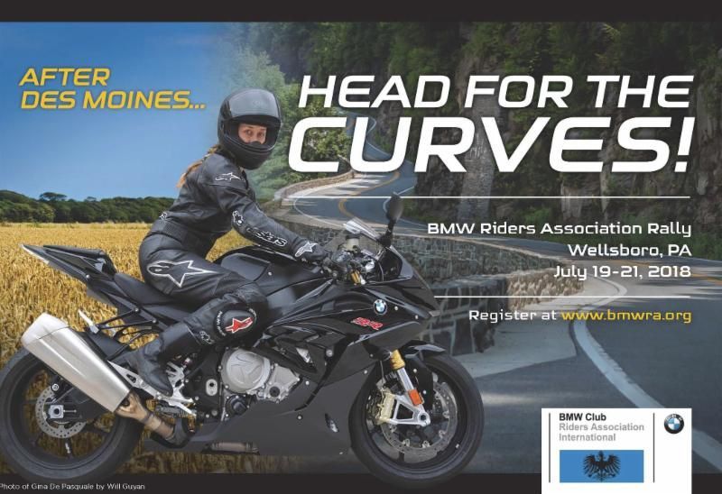 2018 BMW Riders Association Rally! Head for the Curves in PA