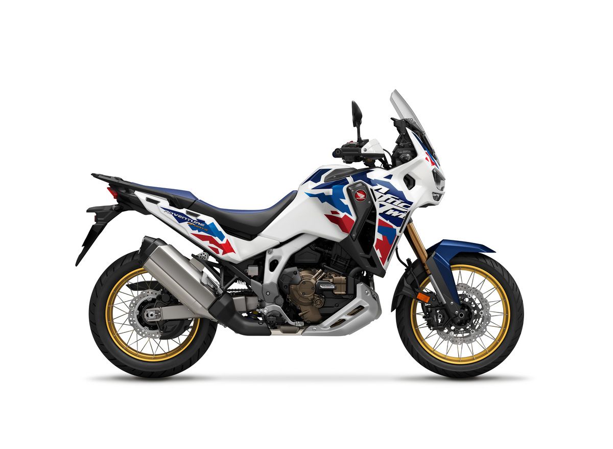 The CRF1100L Africa Twin models get new windscreens and more torque. Honda photo