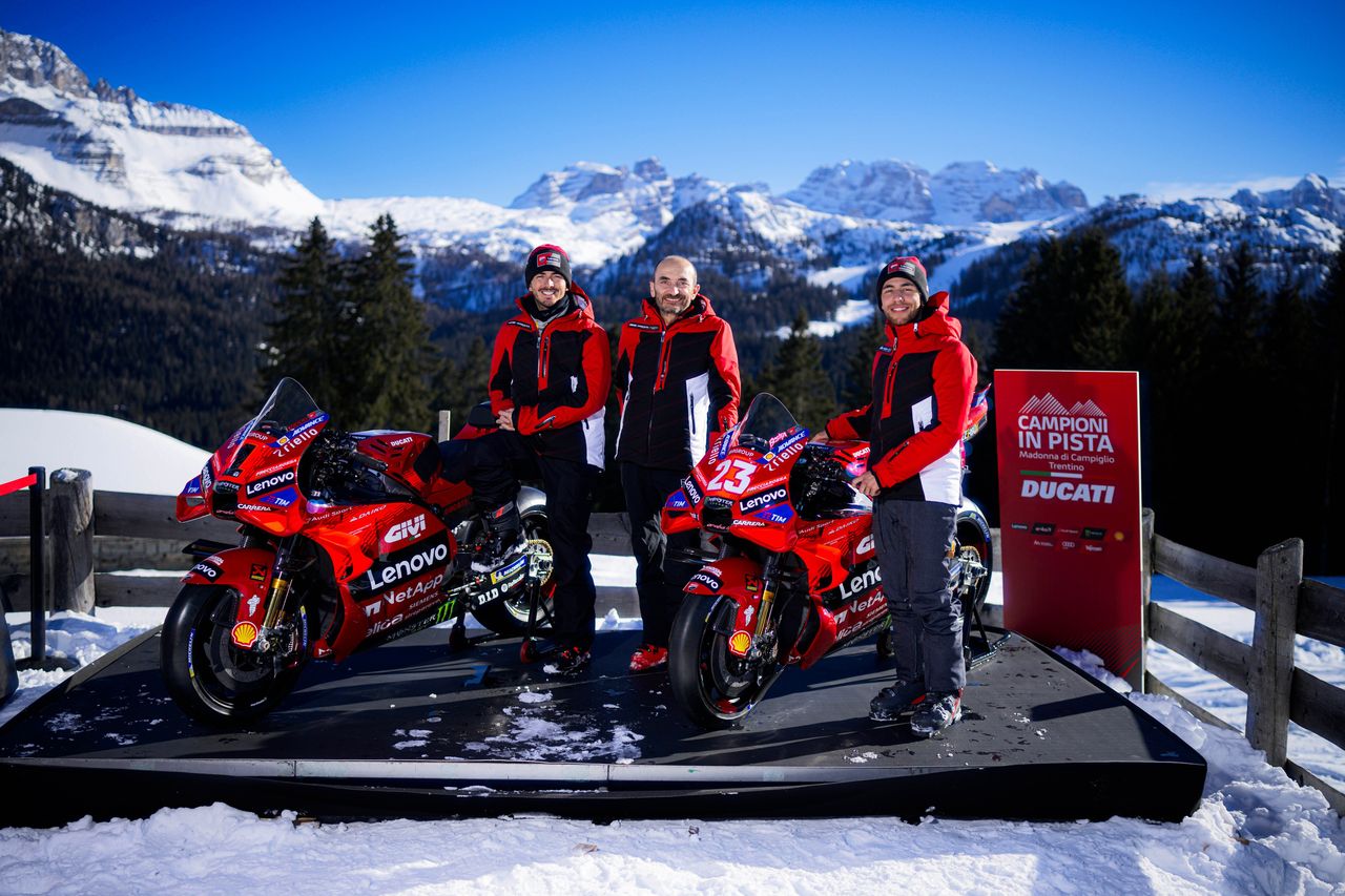 Ducati CEO Claudio Domenicali hopes Bagnaia and Bastianini can repeat their success of 2023. Ducati photo
