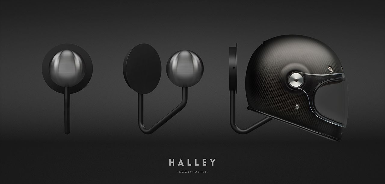 Halley Helmet Rack
