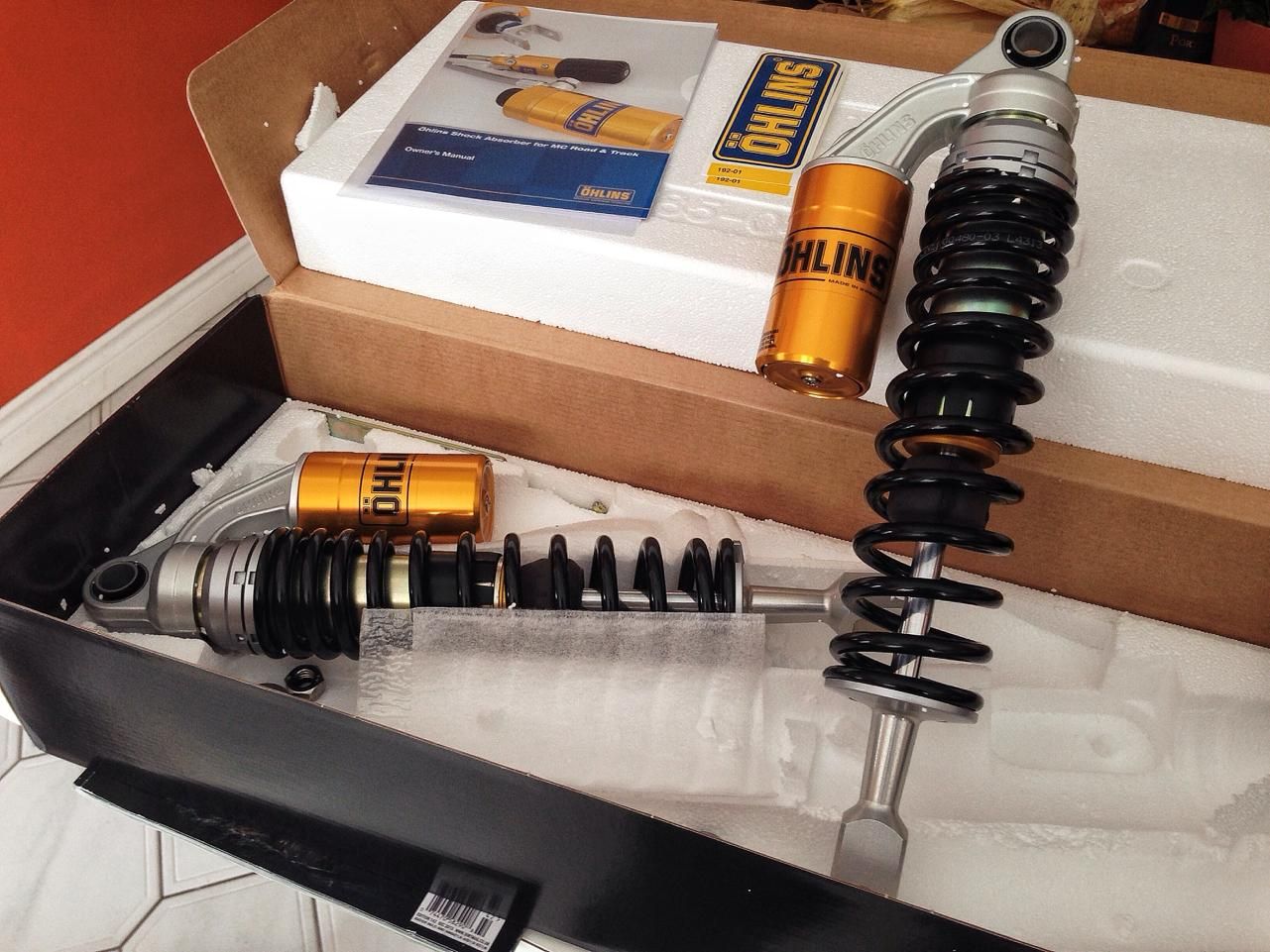 Swedish Gold - Ohlins for the CB900