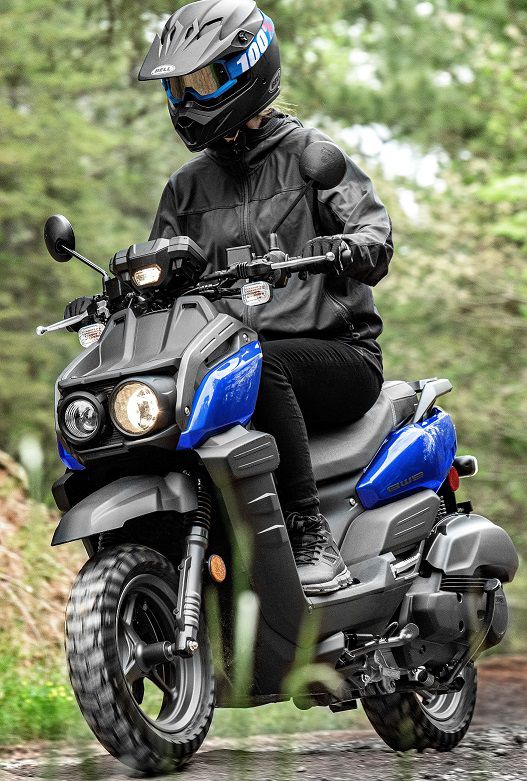 The 2022 BWs125 is ready for some adventure. Yamaha photo